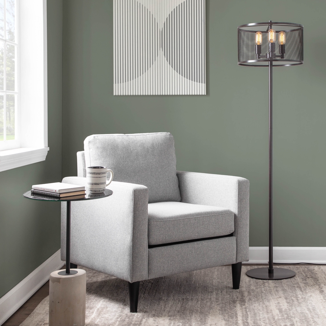 Talioferro Gray Accent Chair - Thumbnail - Image 9