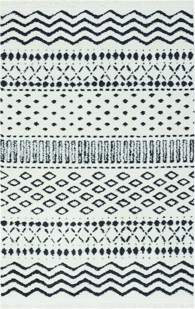 Kids Talise Charcoal 3'11 x 5'11 Rug - Thumbnail - Image 1