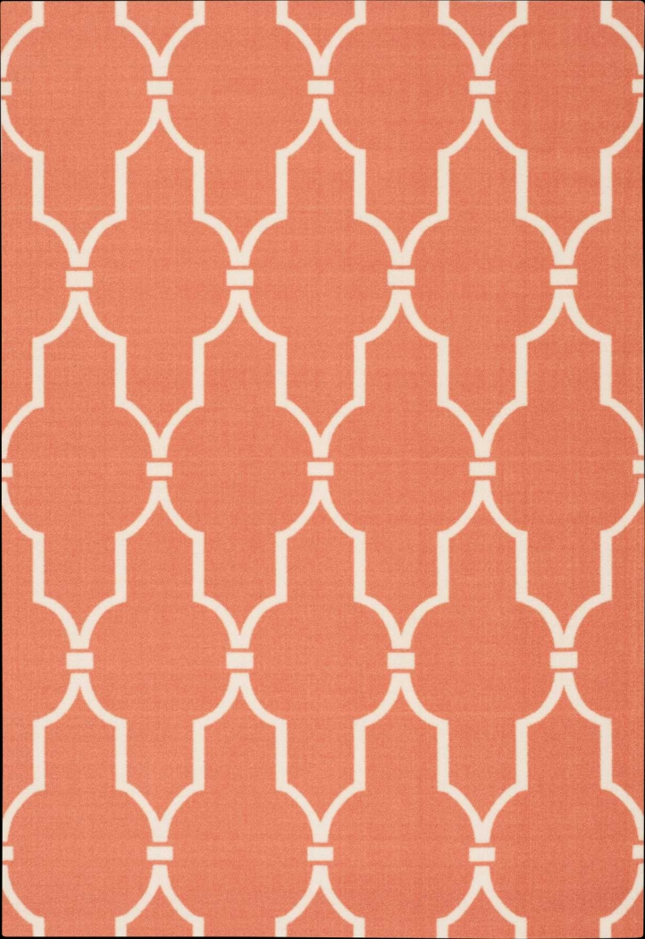 Taliya Orange 8' x 11' Indoor/Outdoor Rug - Thumbnail - Image 1