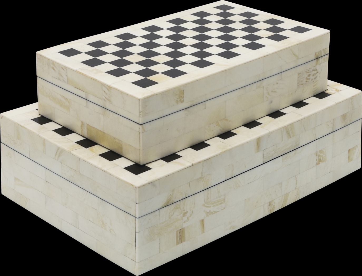 Tallapoosa White Decorative Box, Set of 2 - Thumbnail - Image 1