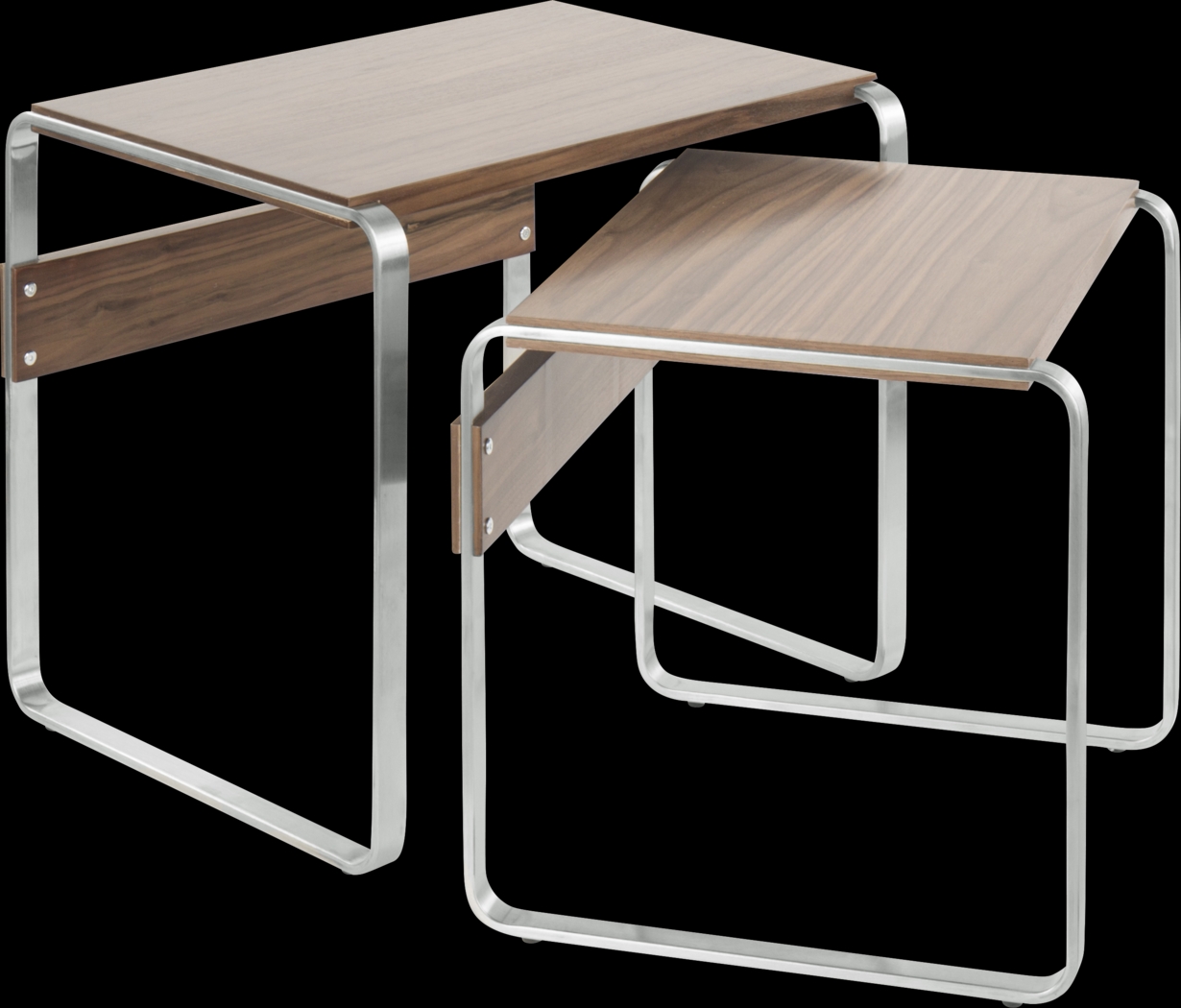 Talleyran Walnut Nesting Tables, Set of 2 - Thumbnail - Image 1