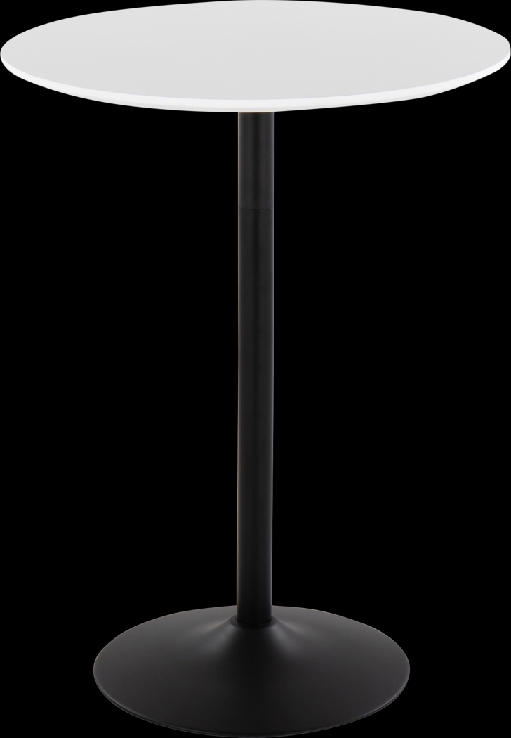 Tallfern White Adjustable Pub Table - Thumbnail - Image 4