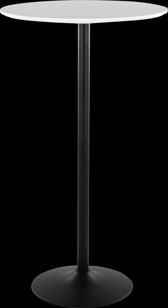 Tallfern White Adjustable Pub Table - Thumbnail - Image 5