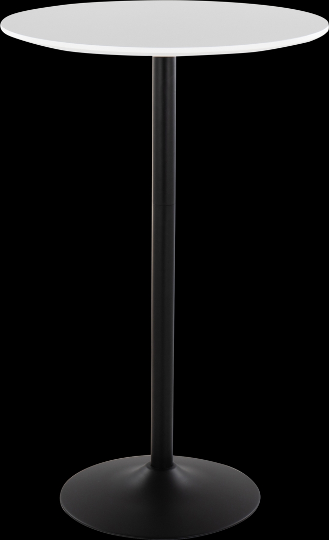 Tallfern White Adjustable Pub Table - Thumbnail - Image 1