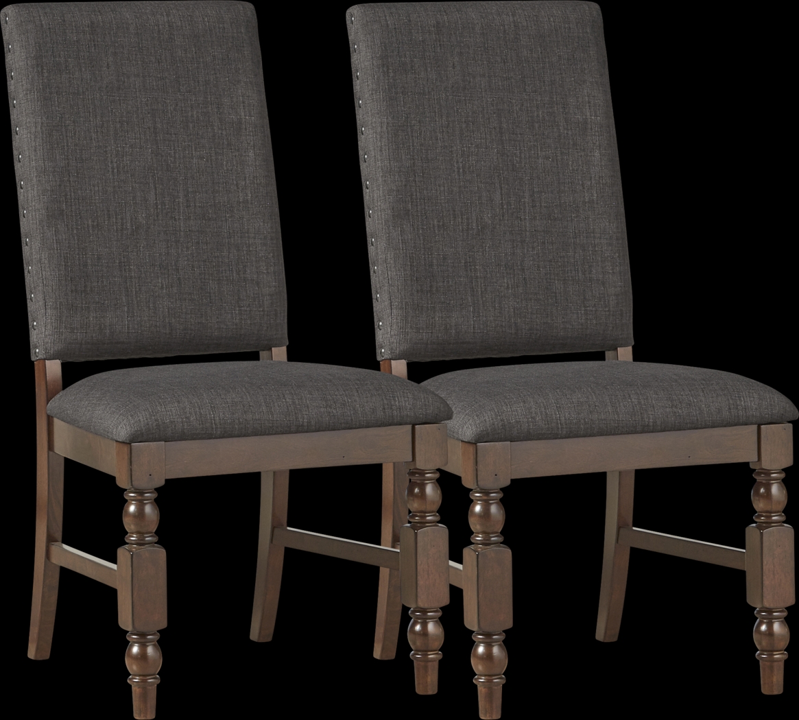 Tallmadge Dark Gray Side Chair (Set of 2) - Thumbnail - Image 1