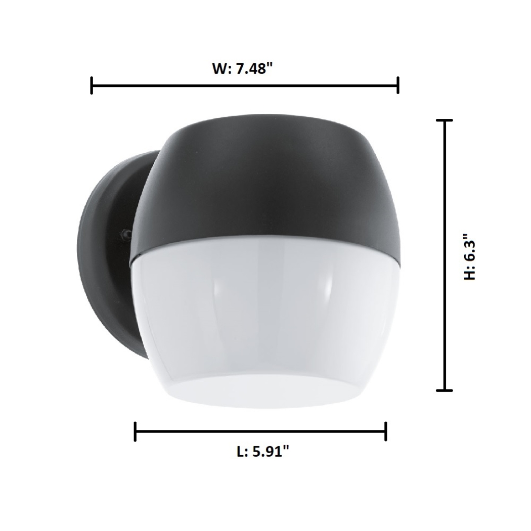 Tallow Circle Black Outdoor Sconce - Thumbnail - Image 3