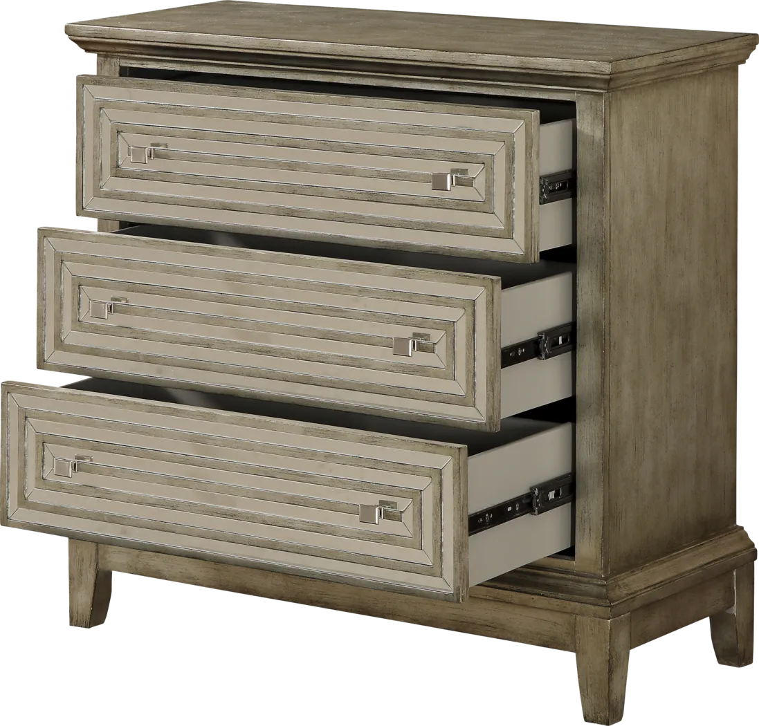 Tally Golden Beige Accent Cabinet - Thumbnail - Image 2