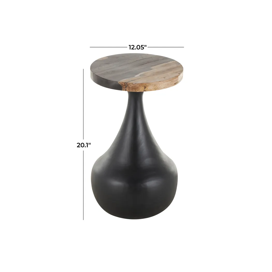 Taloru Black Accent Table - Thumbnail - Image 7