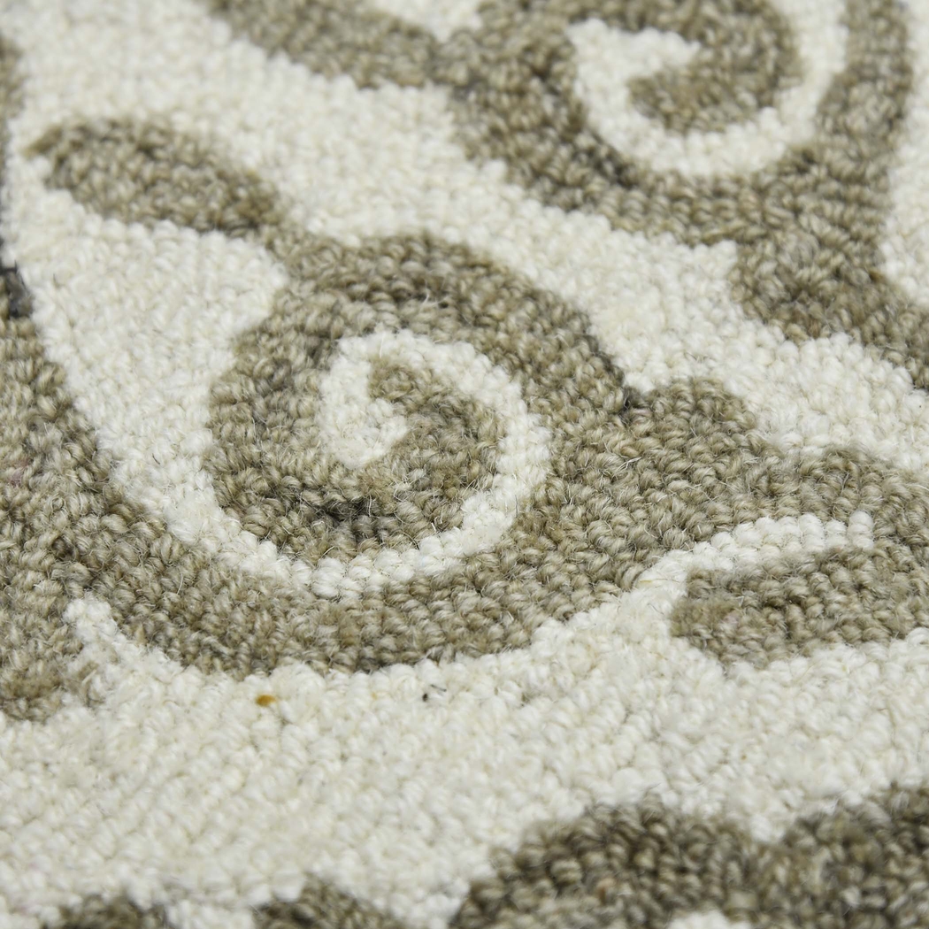 Talsworth Ivory 7'6 x 9'6 Rug - Thumbnail - Image 5