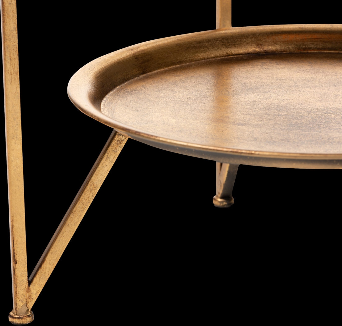Talton Gold Accent Table - Thumbnail - Image 4