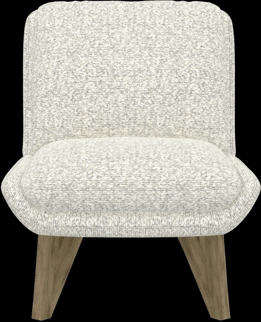 Talwrn Dark Gray Armless Accent Chair - Thumbnail - Image 3