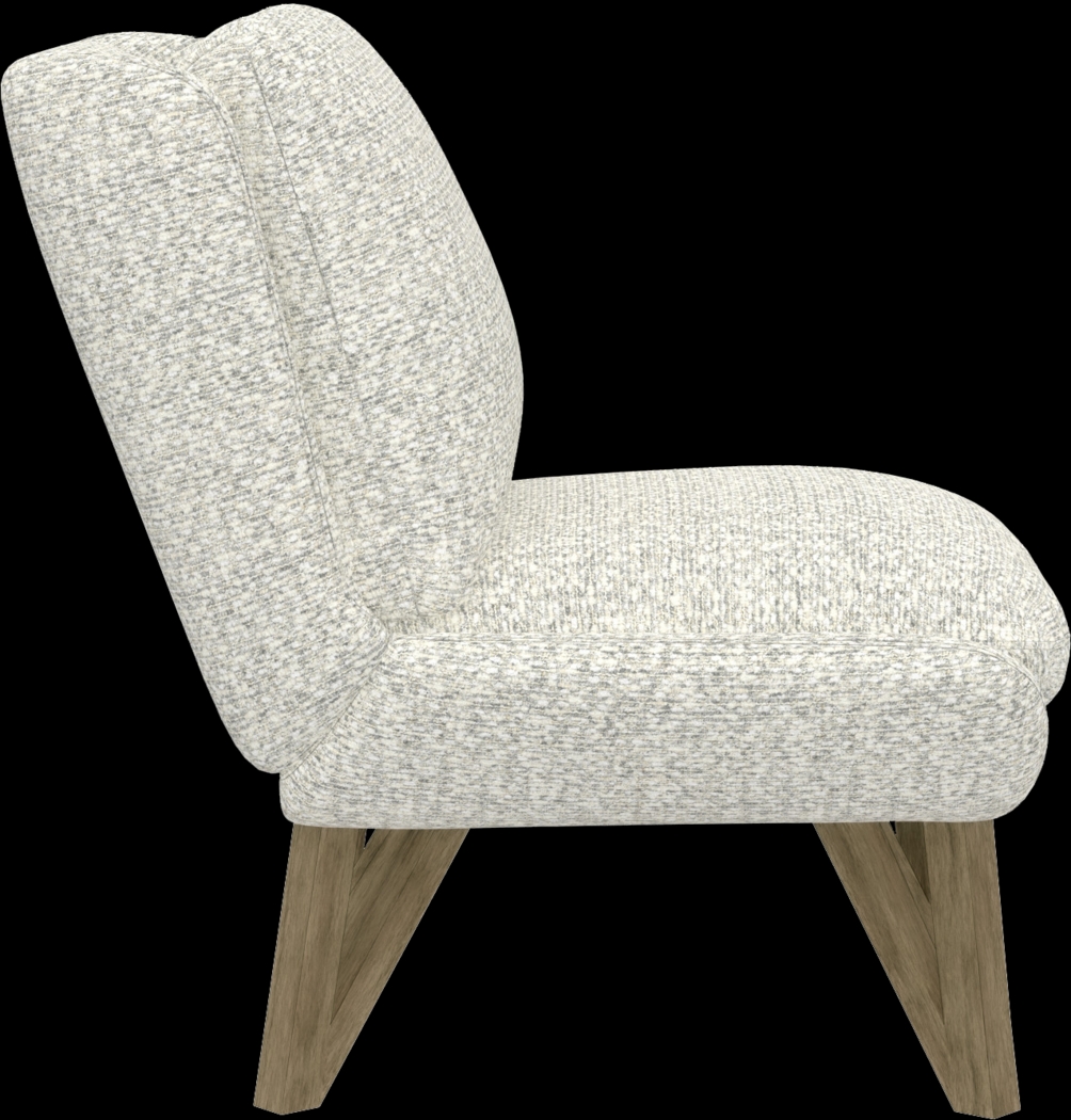 Talwrn Dark Gray Armless Accent Chair - Thumbnail - Image 4