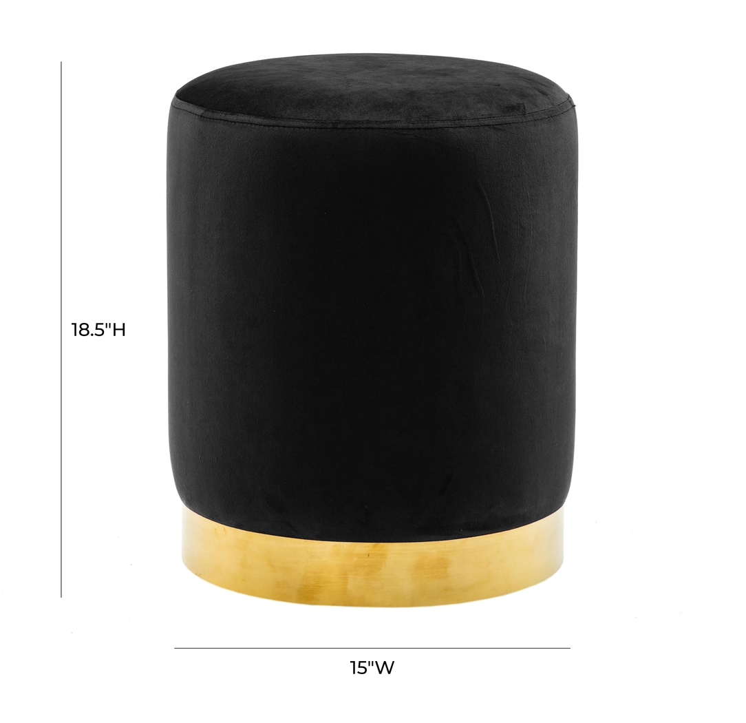 Tamar Ann Black Ottoman - Thumbnail - Image 5