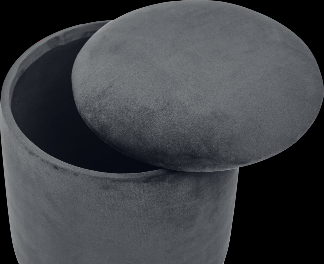 Tamar Ann Gray Storage Ottoman - Thumbnail - Image 2