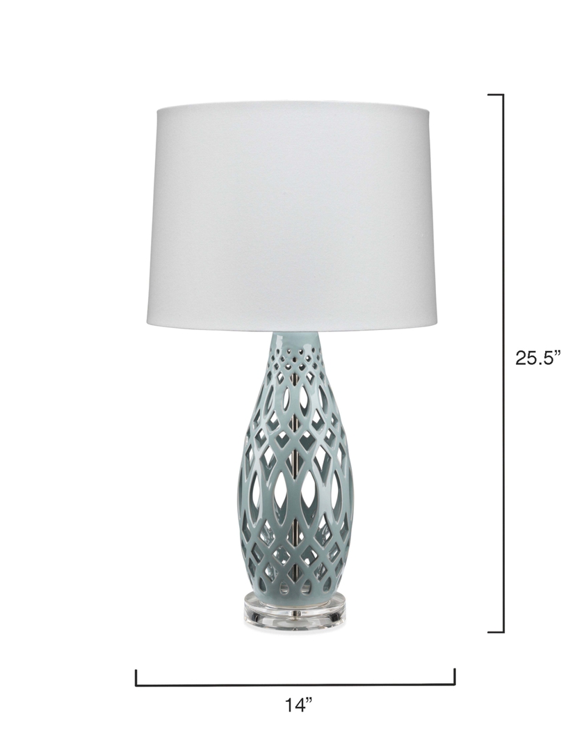 Tamarack Hollow Aqua Lamp - Thumbnail - Image 3