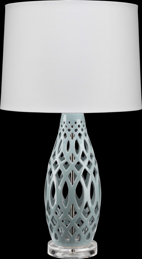 Tamarack Hollow Aqua Lamp - Thumbnail - Image 1
