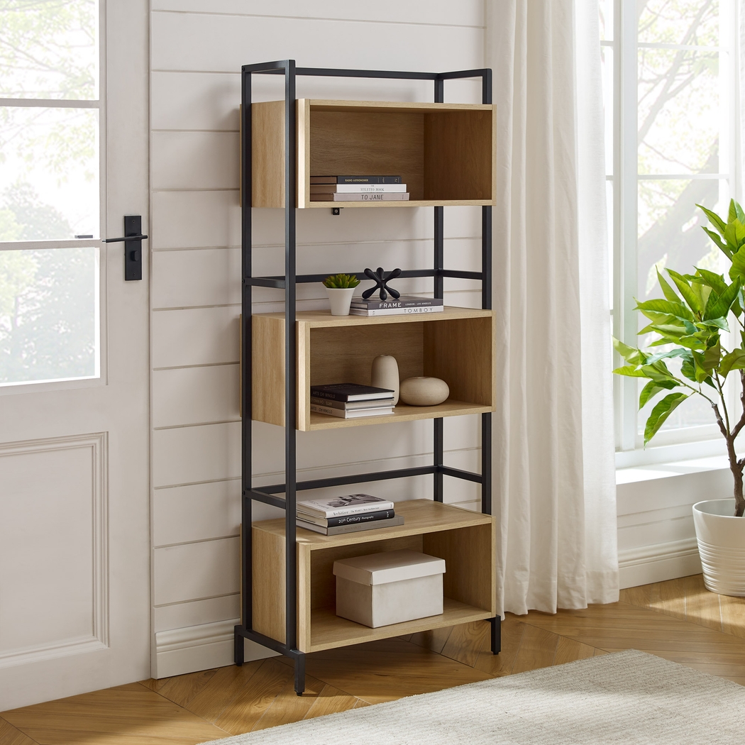 Tamarinde Oak Bookcase - Thumbnail - Image 2