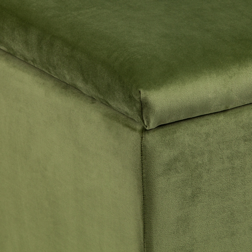 Tamassee Green Ottoman - Thumbnail - Image 3
