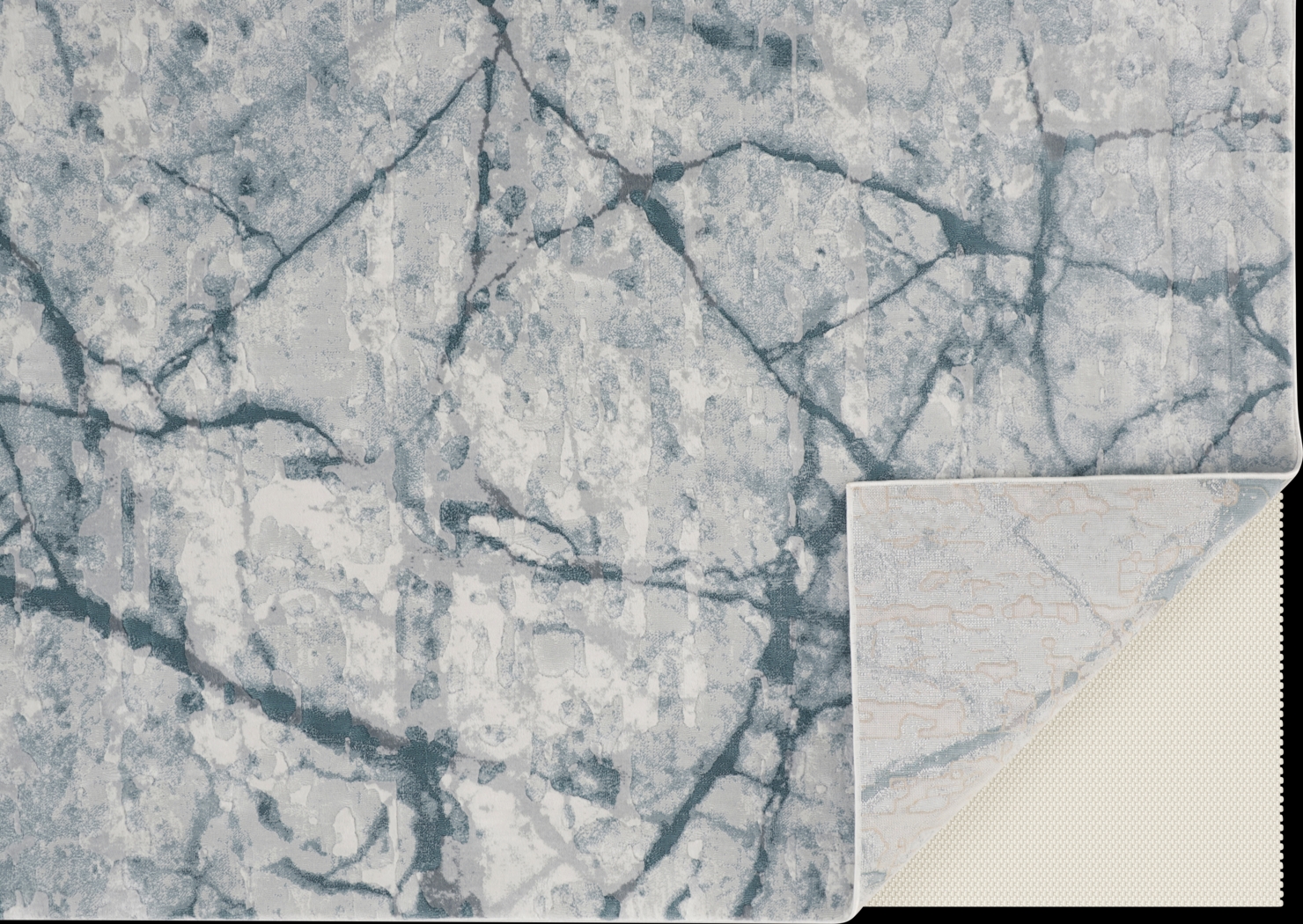 Tamcana Blue 2'8 x 8' Runner Rug - Thumbnail - Image 6