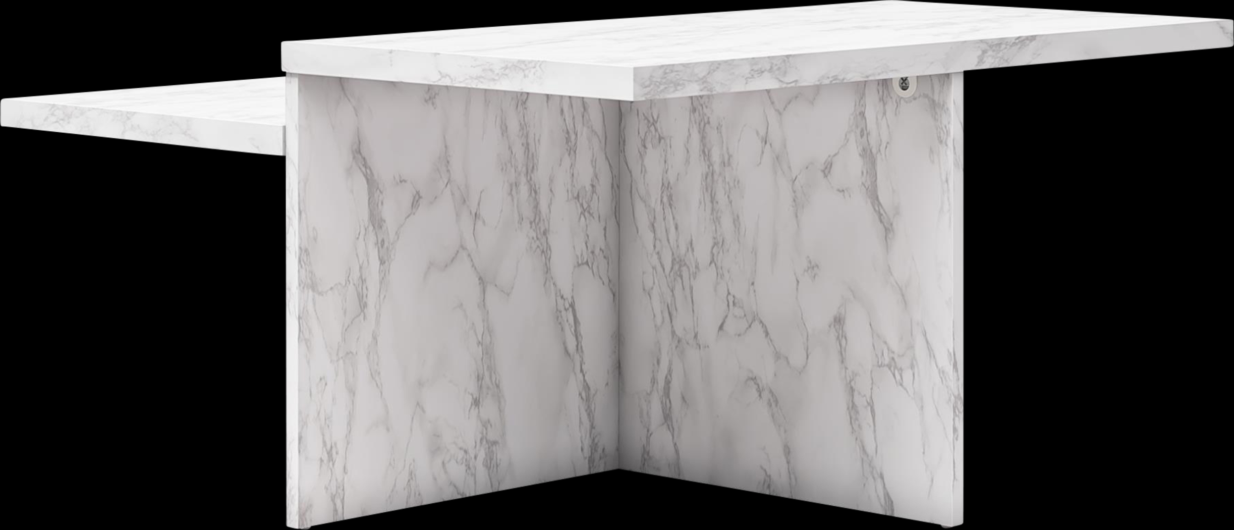 Tamdon White Coffee Table - Thumbnail - Image 3