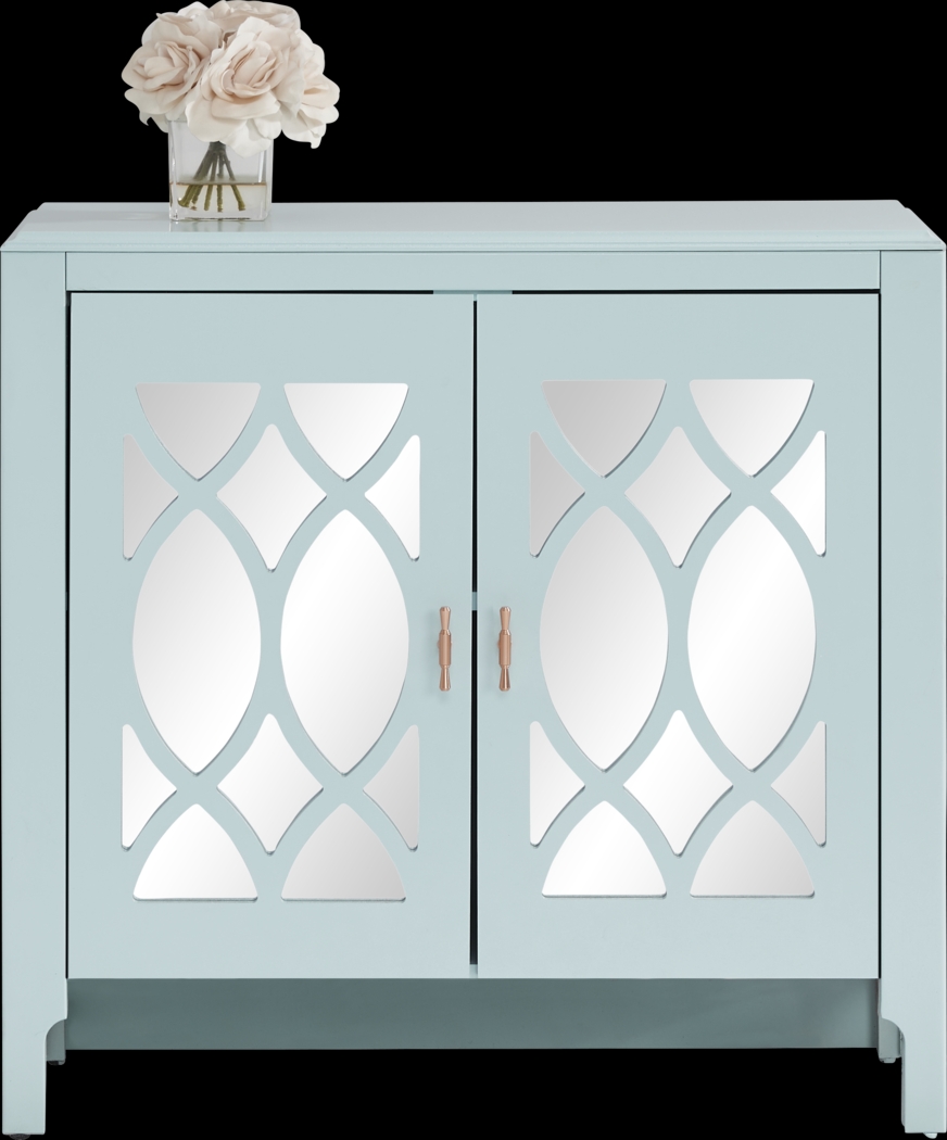 Tameran Blue 2 Door Accent Cabinet - Thumbnail - Image 2