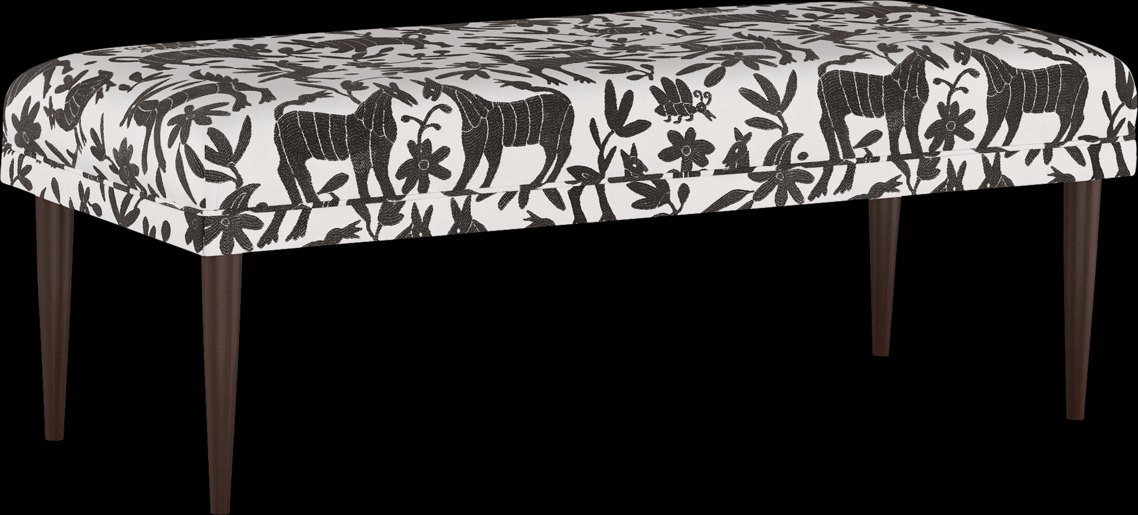 Tamesi Black Accent Bench - Thumbnail - Image 1