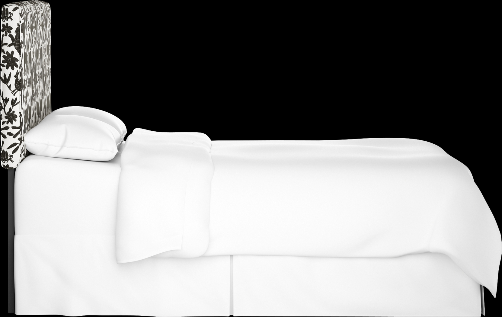 Tamesi Black Queen Upholstered Headboard - Thumbnail - Image 3