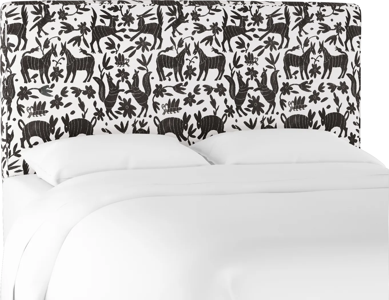 Kids Tamesi Black Twin Upholstered Headboard - Thumbnail - Image 1