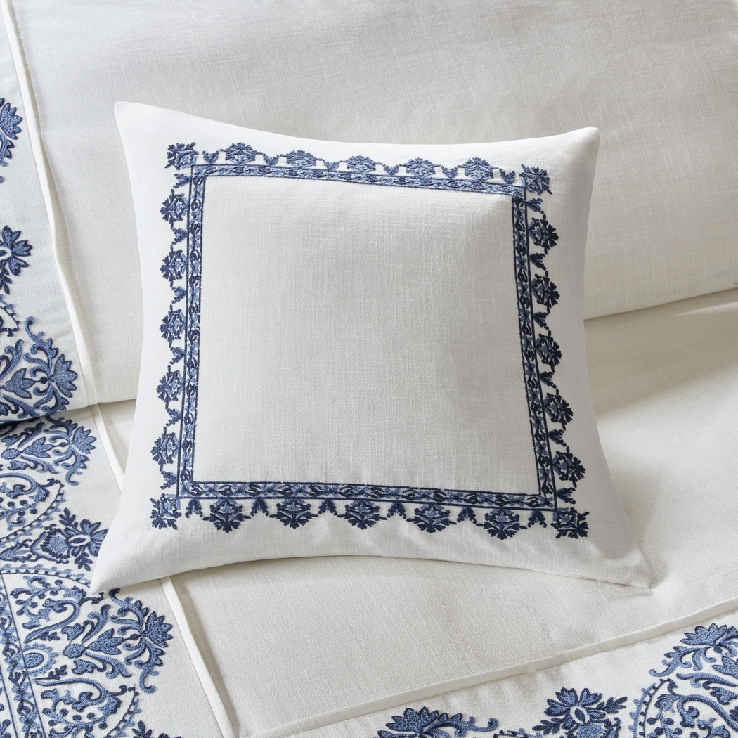 Tamia Off White 8 Pc Queen Comforter Set - Thumbnail - Image 10