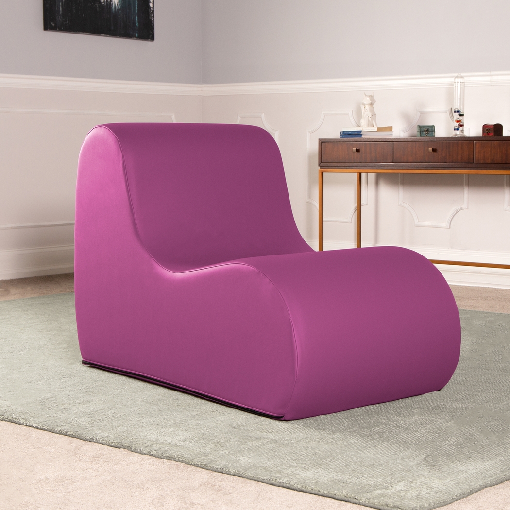 Kids Tamiko Purple Large Chair - Thumbnail - Image 4