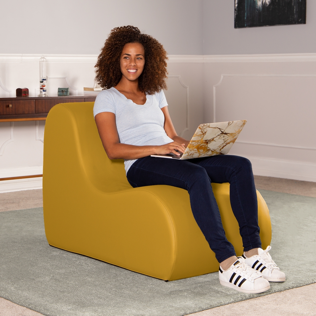 Kids Tamiko Yellow Large Chair - Thumbnail - Image 6