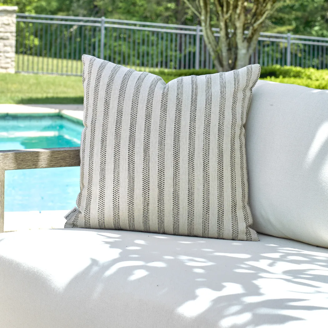 Tamile Beige Indoor/Outdoor Accent Pillow - Thumbnail - Image 2