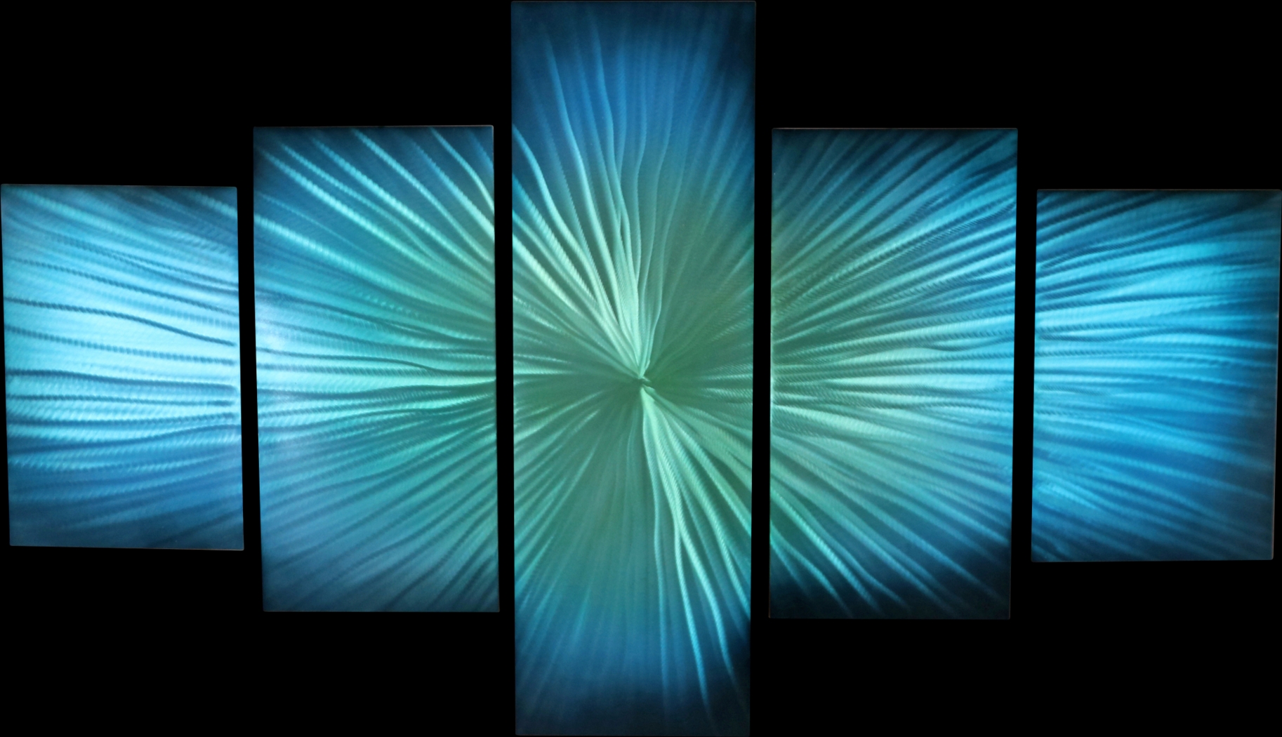 Tamina Navy Wall Decor, Set of 5 - Thumbnail - Image 1