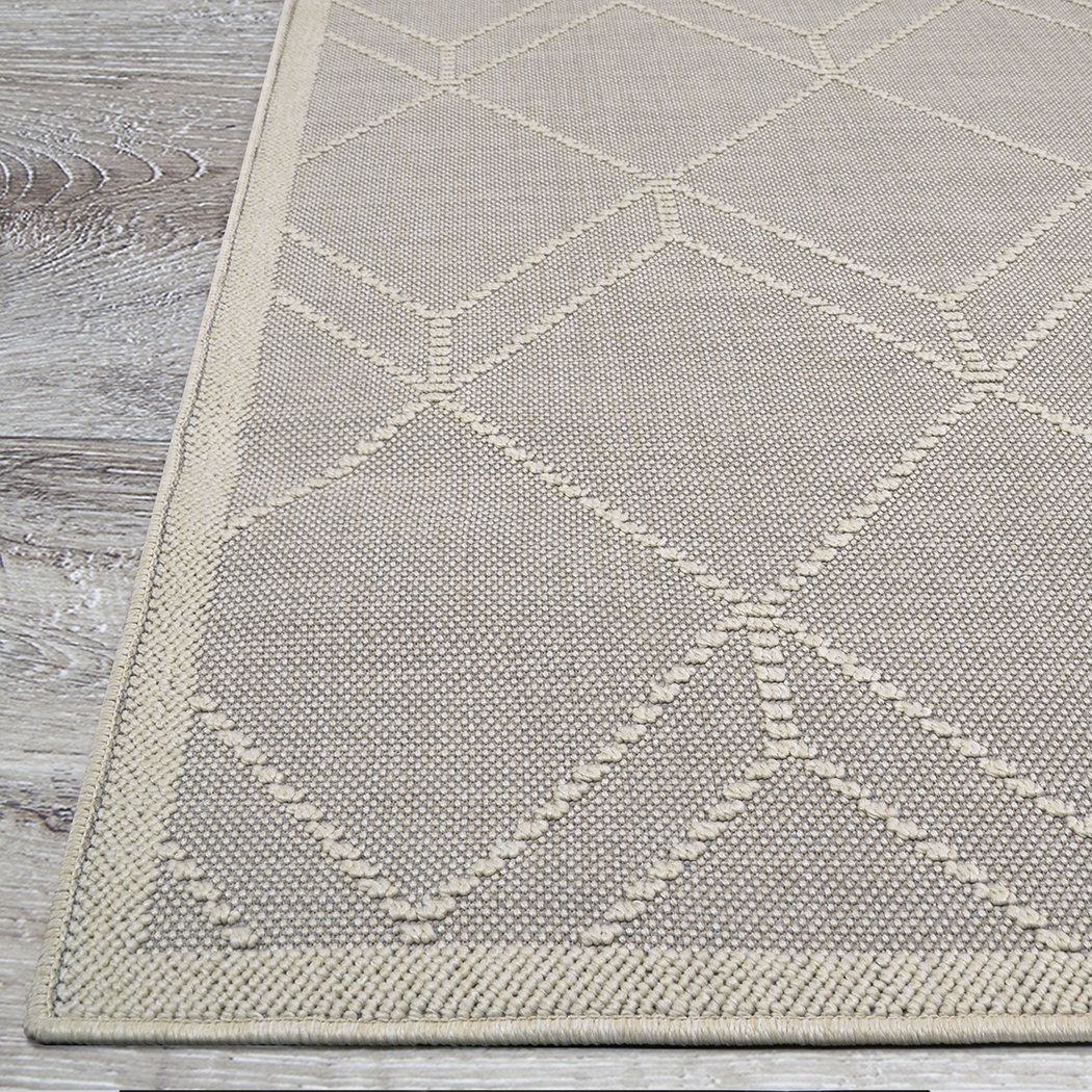 Tamiya Dove Gray 5'3 x 7'6 Indoor/Outdoor Rug - Thumbnail - Image 4