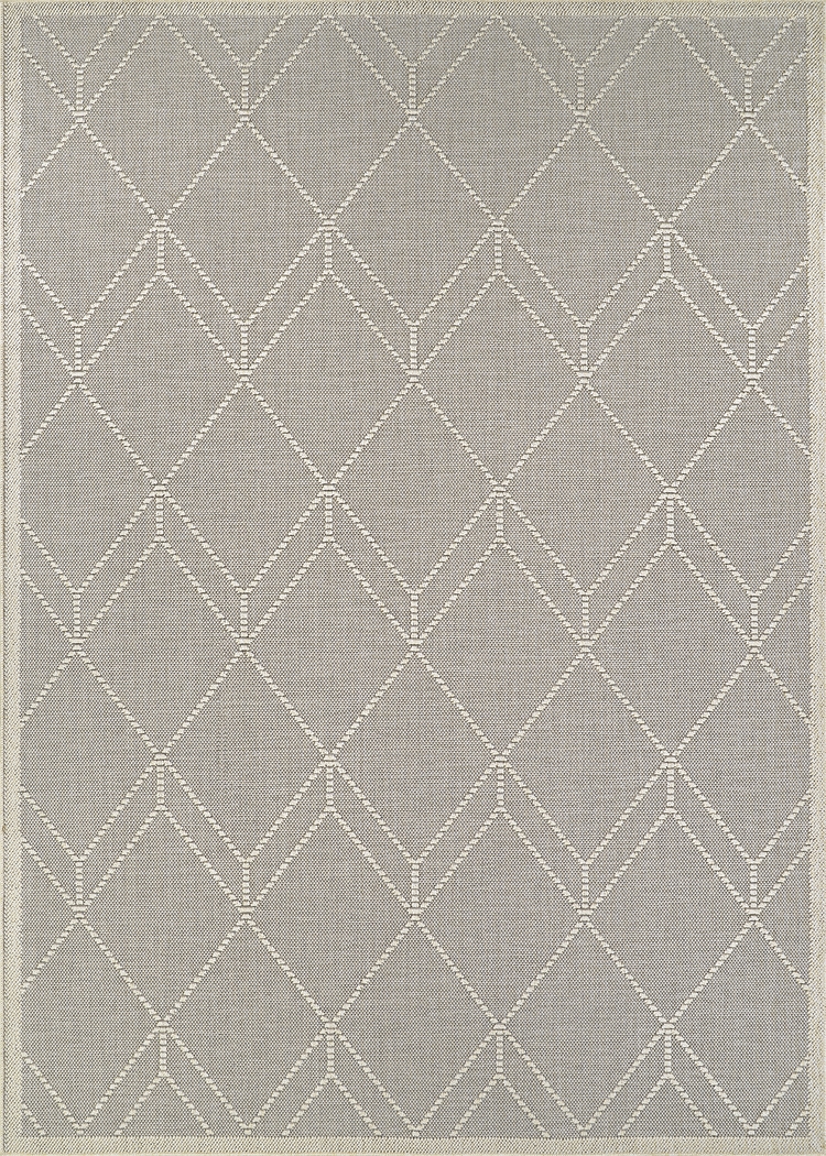 Tamiya Dove Gray 5'3 x 7'6 Indoor/Outdoor Rug - Thumbnail - Image 1