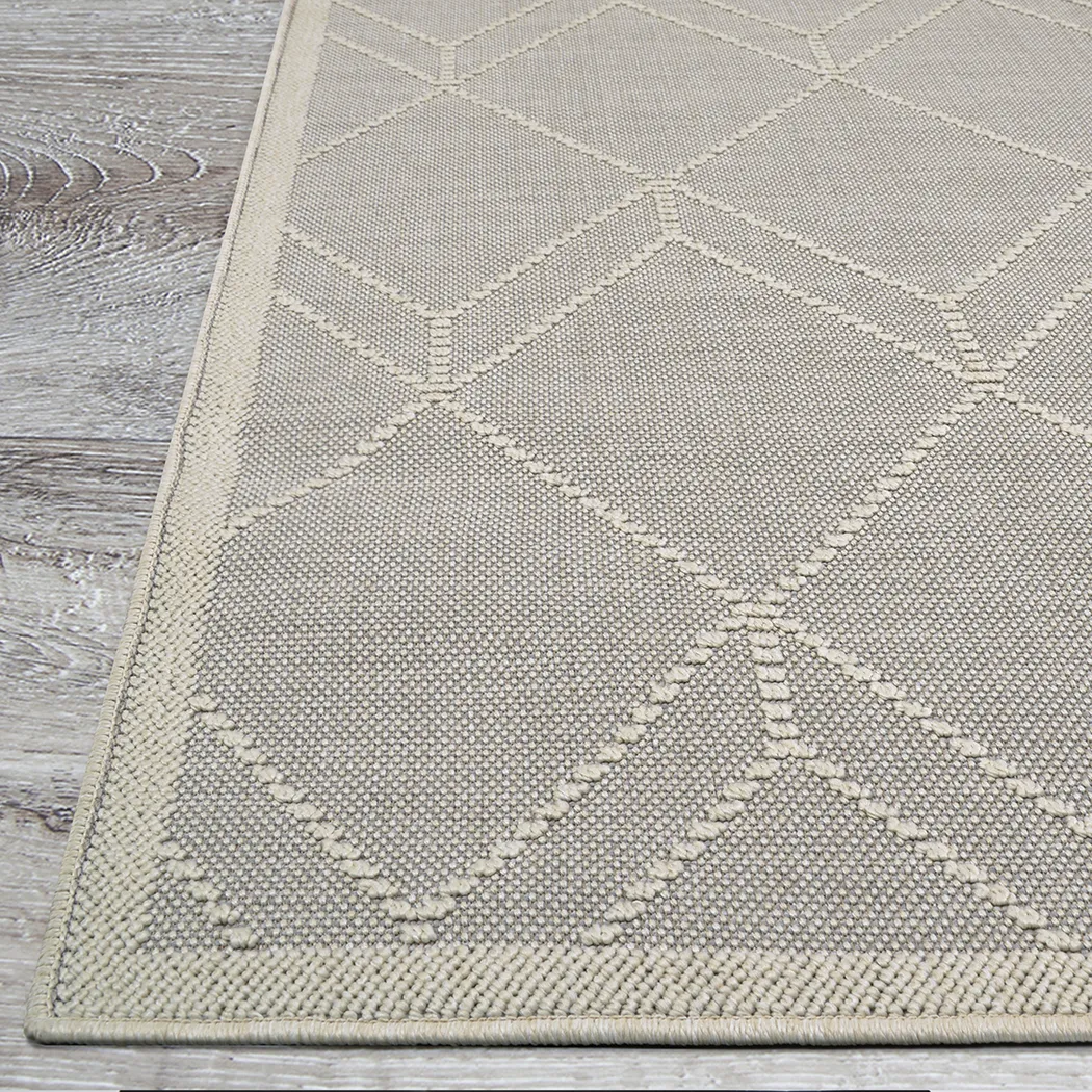 Tamiya Dove Gray 7'10 x 9'10 Indoor/Outdoor Rug - Thumbnail - Image 4