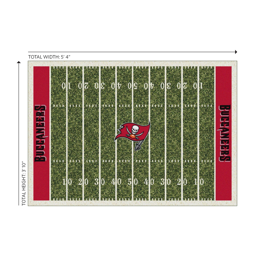 Tampa Bay Buccaneers Green 4' x 6' Rug - Thumbnail - Image 3