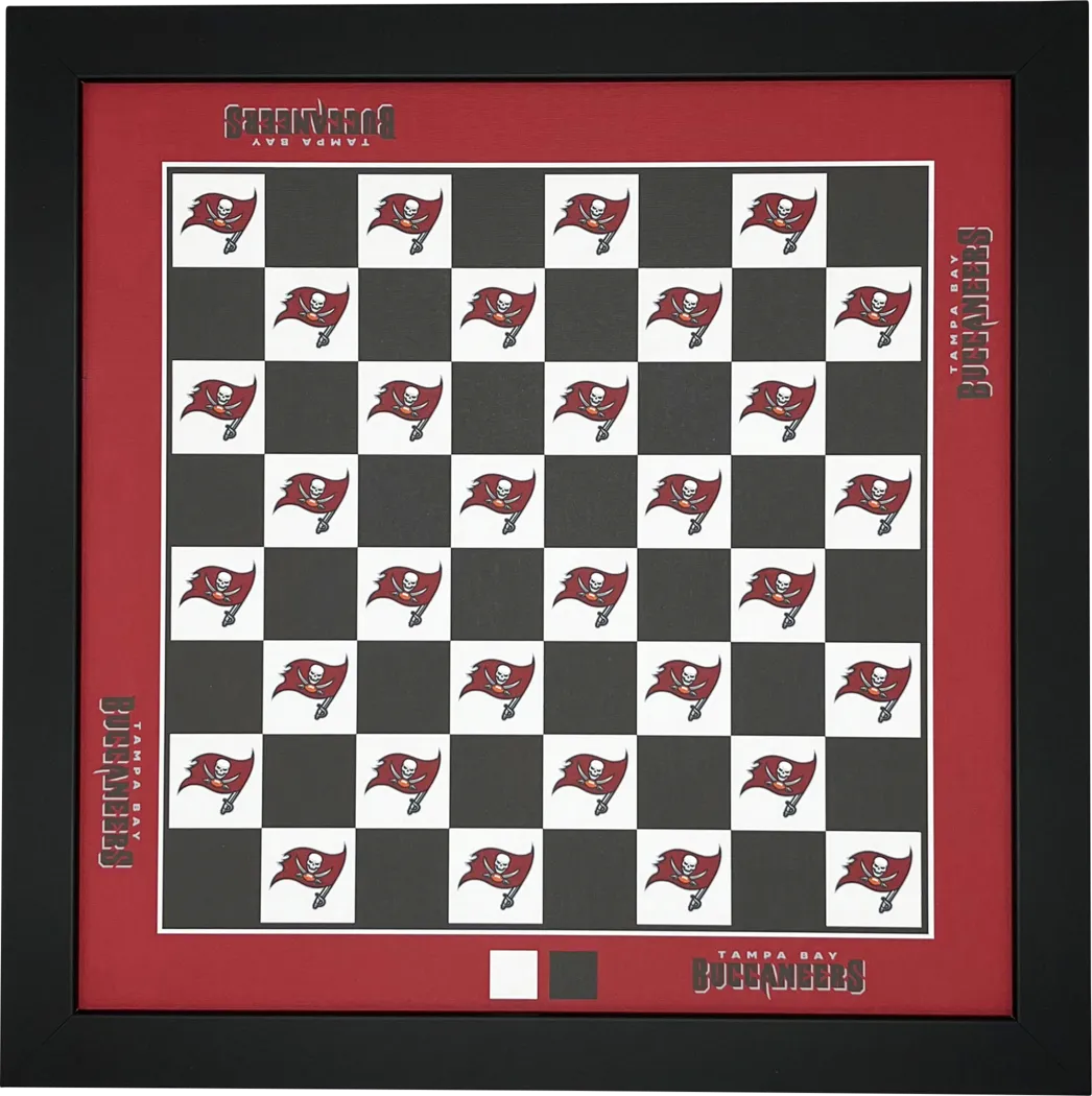 Tampa Bay Buccaneers Wall Chess Set - Thumbnail - Image 1