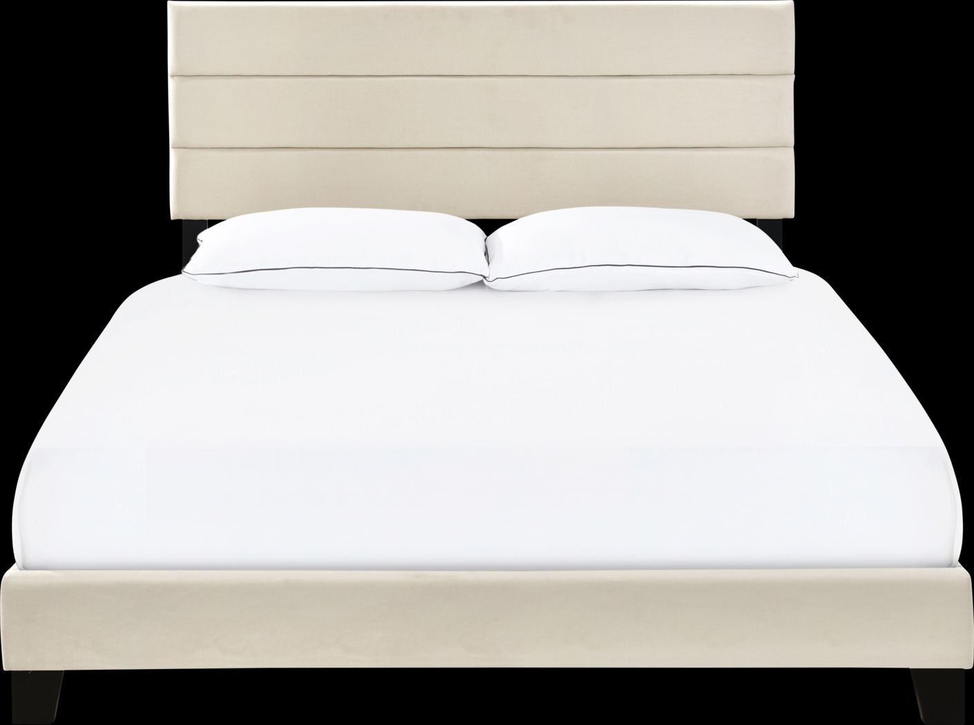Tampania Beige Queen Bed - Thumbnail - Image 2