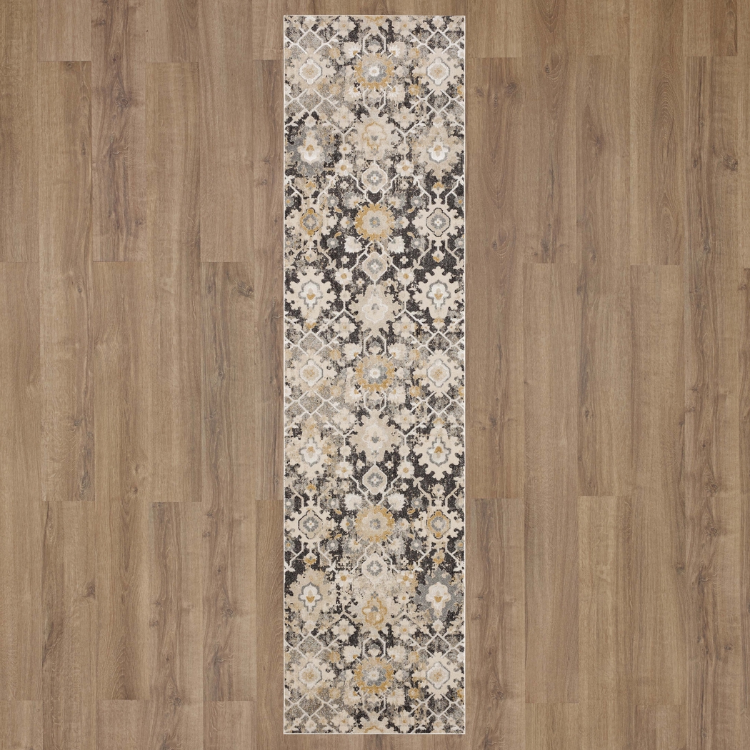 Tamwick Gray 2'6 x 10' Runner Rug - Thumbnail - Image 3