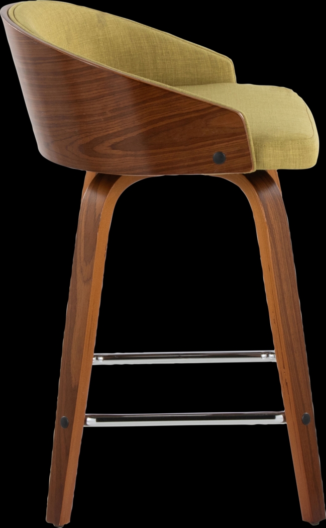 Tanacross Green Swivel Counter Height Stool, Set of 2 - Thumbnail - Image 7