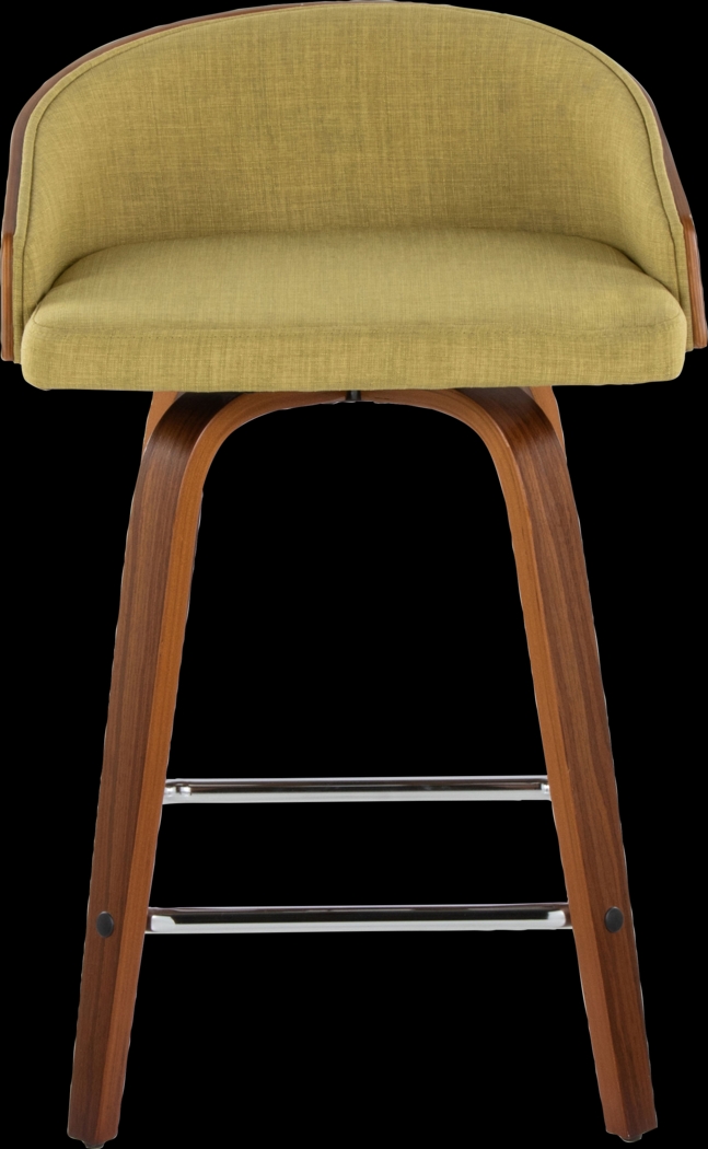 Tanacross Green Swivel Counter Height Stool, Set of 2 - Thumbnail - Image 10