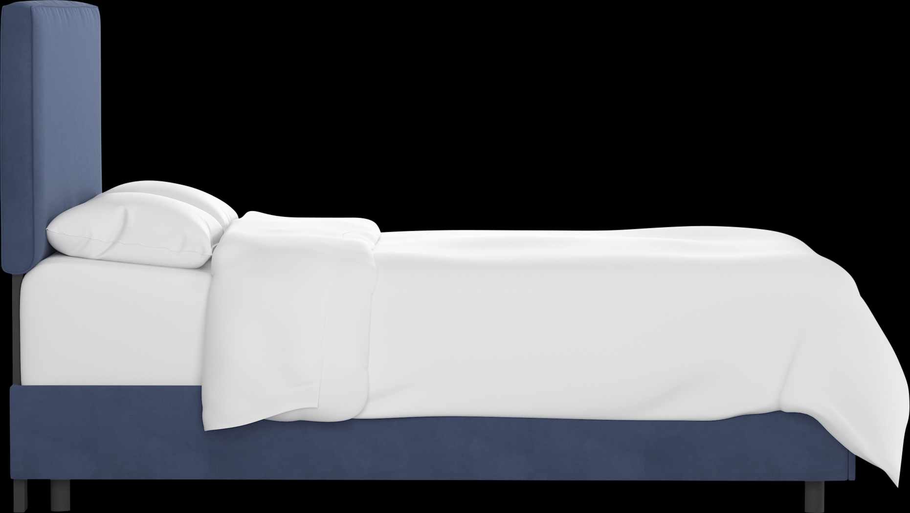 Tangere Blue King Upholstered Bed - Thumbnail - Image 3