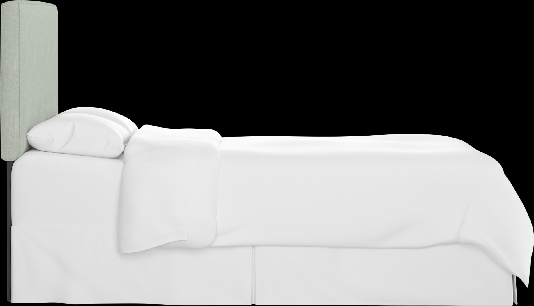 Tangere Mint King Upholstered Headboard - Thumbnail - Image 4