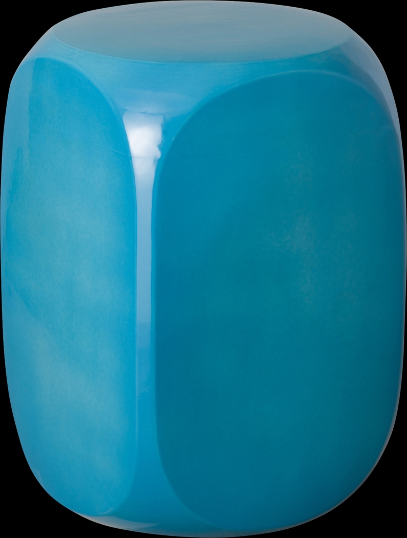 Tanglewild Blue Outdoor Stool - Thumbnail - Image 1