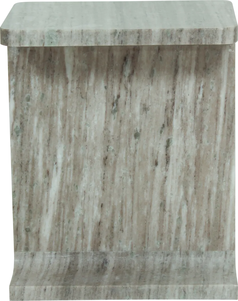Taniaa Beige End Table - Thumbnail - Image 5