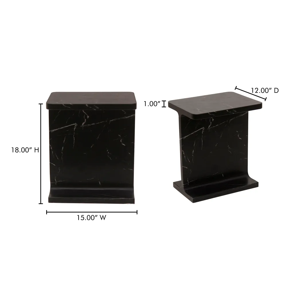 Taniaa Black End Table - Thumbnail - Image 4