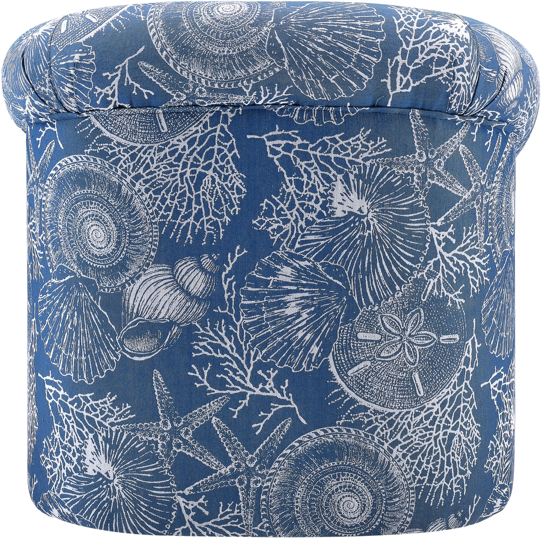 Tanith Blue Swivel Chair - Thumbnail - Image 3