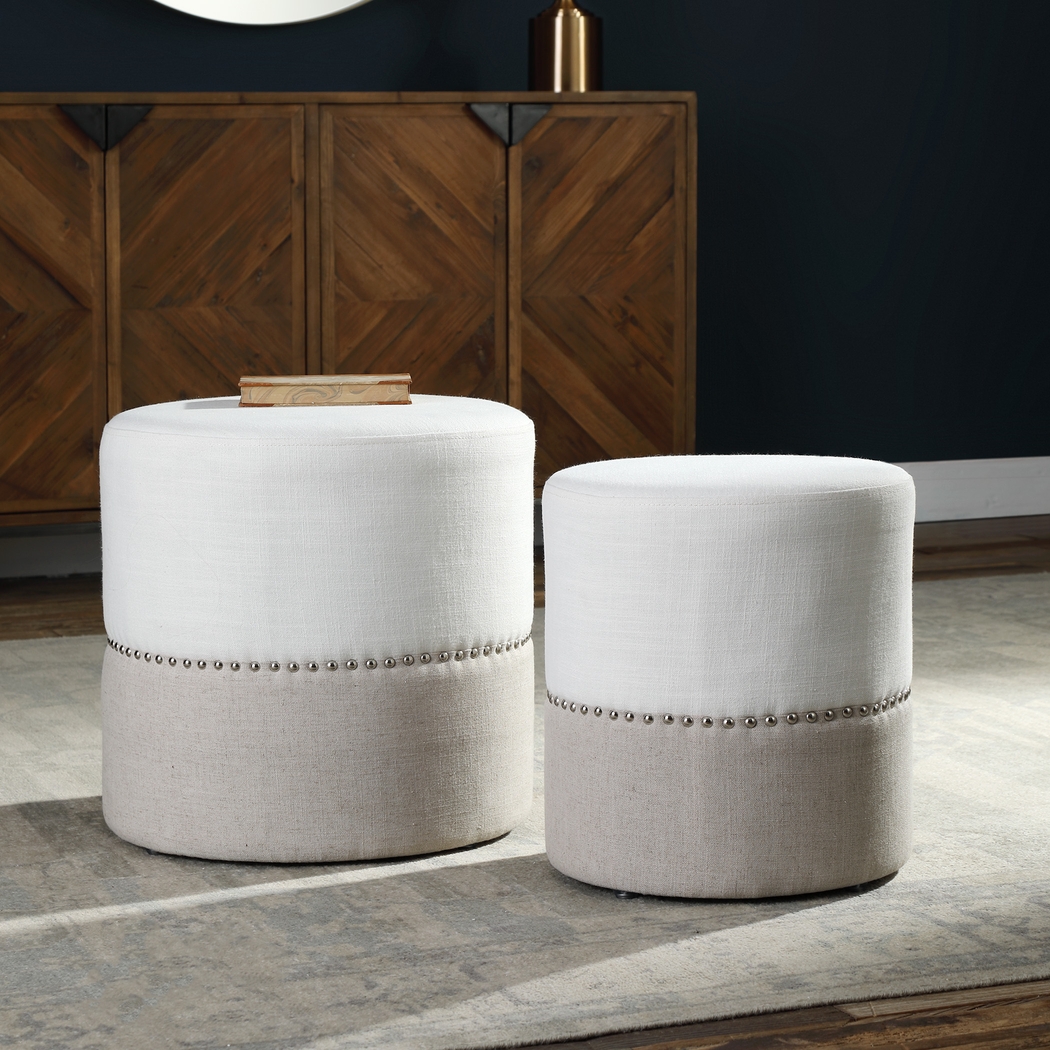 Tannahill Linen Ottoman, Set of 2 - Thumbnail - Image 4