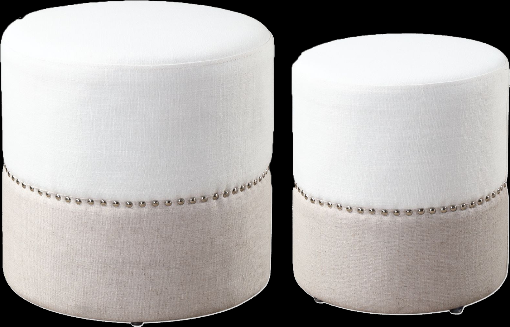Tannahill Linen Ottoman, Set of 2 - Thumbnail - Image 1